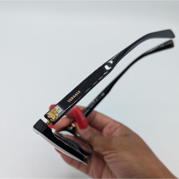 Versace Black Eyeglasses - Picture 7 of 7